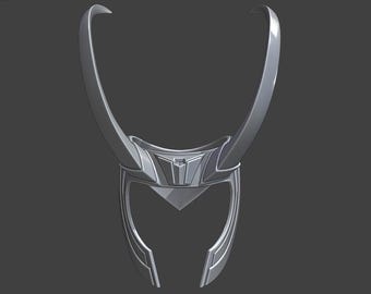 Loki Helmet 3D Printing STL file Thor 3 Ragnarok
