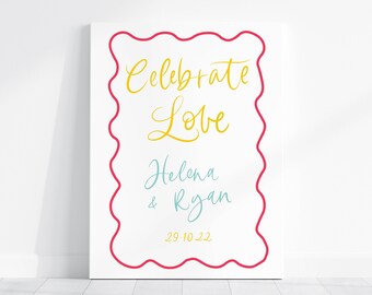 Wedding Welcome Sign, Wedding Seating Chart, Find your Seat sign, On the Day Signage, Engagement Party Sign from cnbcalligraphy