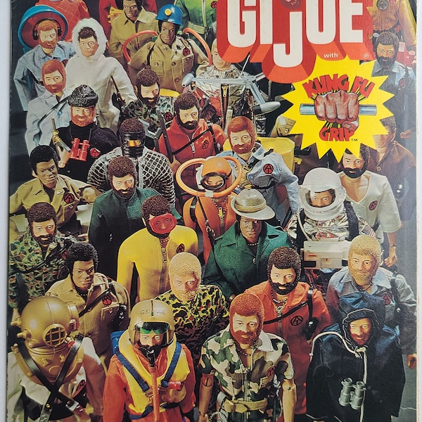 vintage 1974 HASBRO GIJOE Collectors Club Magazine, Toy Catalog, GIJOEs ONLY