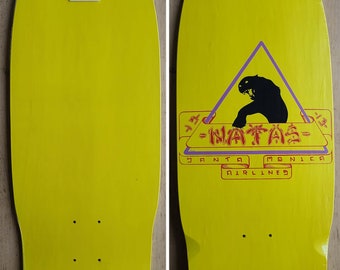 Natas Panther 4.5" SMA / SANTA CRUZ Glow in the dark Skateboard Sticker 