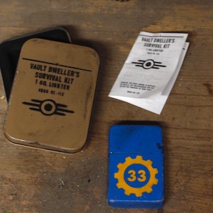 Fallout Inspired Vault 33 Oil Lighter