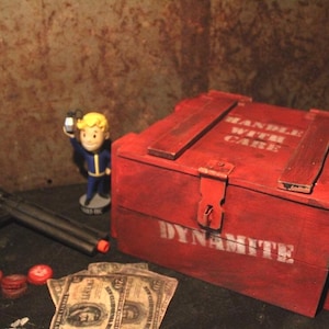 Fallout Inspired Wooden Dynamite Box