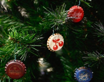 Fallout Inspired Bottlecap Christmas Ornaments