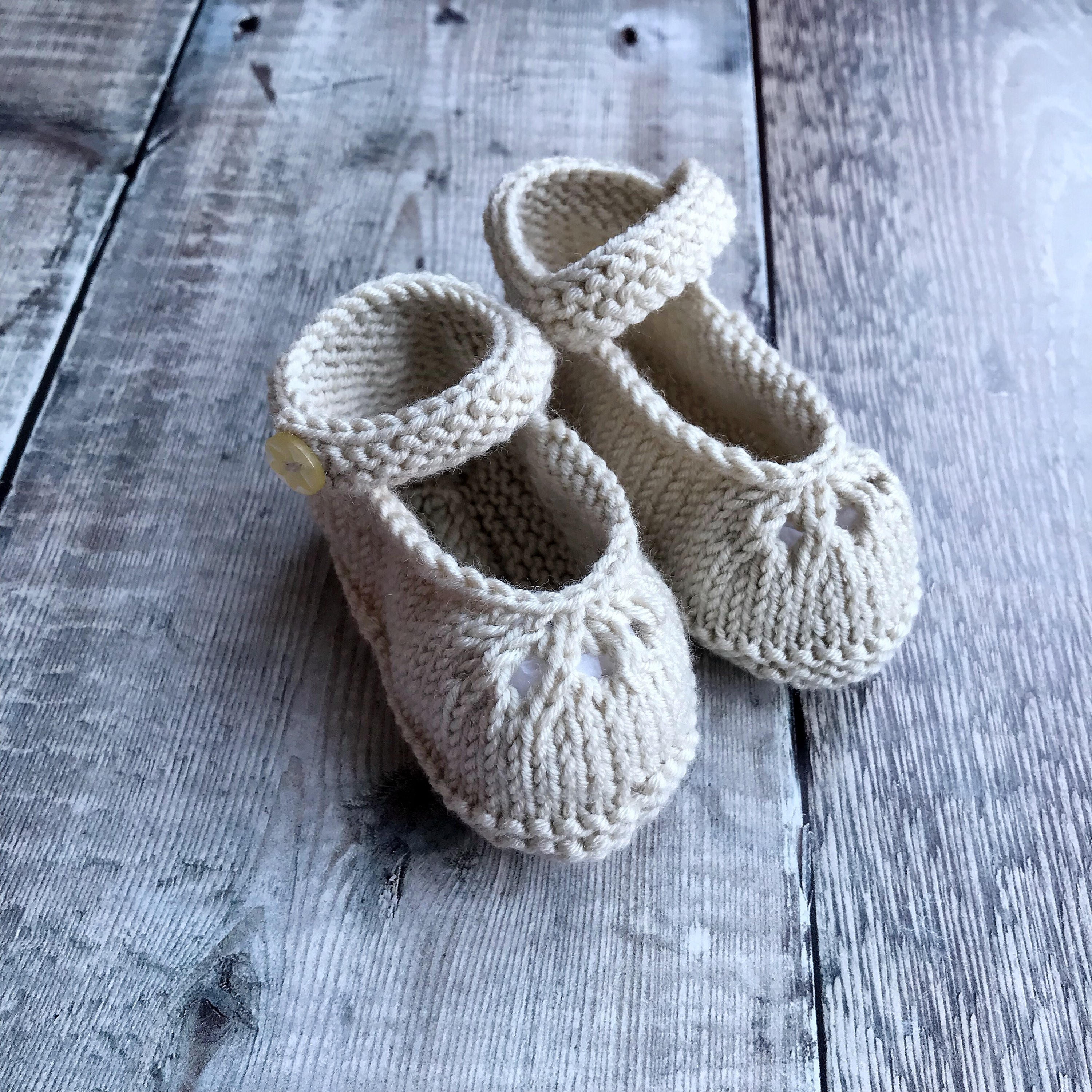 knitted baby booties uk