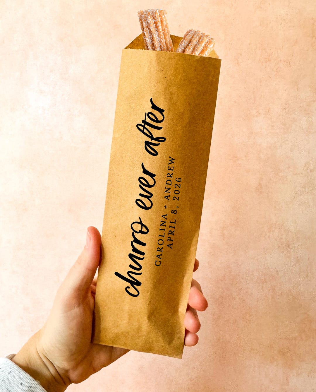 Personalized Churro Bags - Churro Ever After || Wedding Custom Favor ...