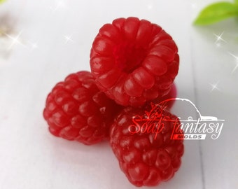 Triple berry bouquet inserts silicone soap mold - for soap making (Made of high quality silicone)