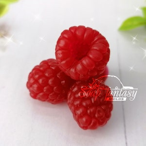 Triple berry bouquet inserts silicone soap mold - for soap making (Made of high quality silicone)