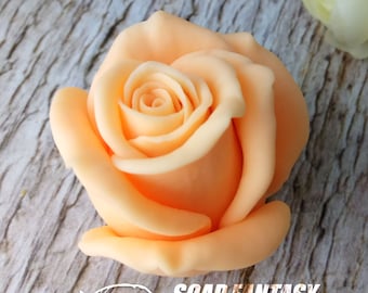 Rose "Sapphire" Silicone Soap Mold - for soap making, Craft & Hobby
