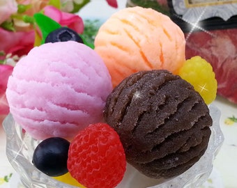 Ice cream ball Silicone Soap Mold - Handmade, Custom for Crafts & Hobby