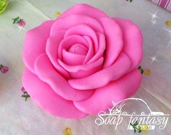 Moule à savon en silicone Aromatic Rose - pour la fabrication de savon (Fabriqué en silicone de haute qualité)