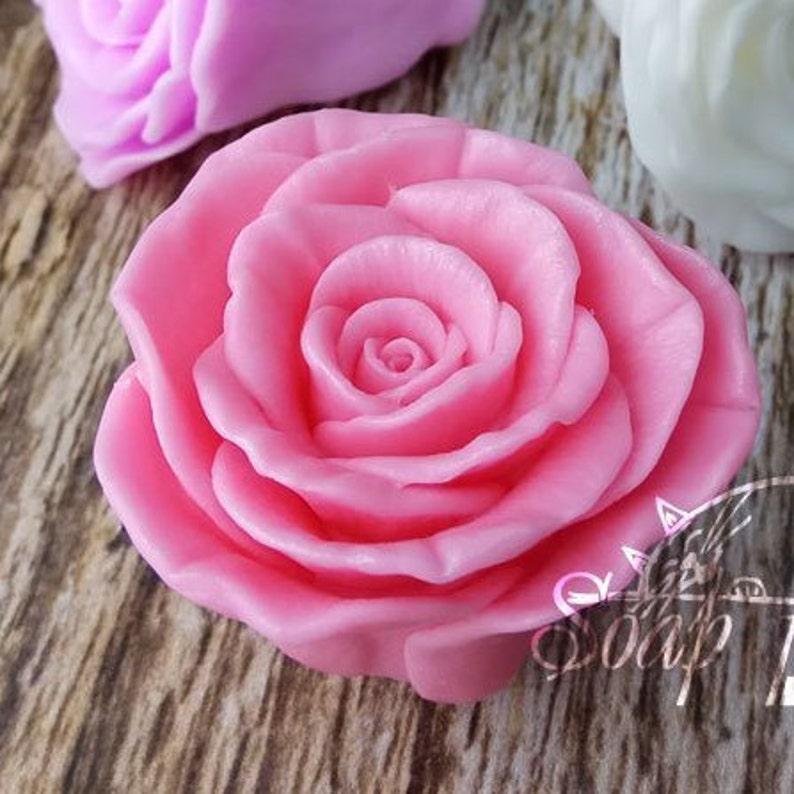 Half opened rosebud Freedom silicone soap mold for soap making Maked from high quality silicone