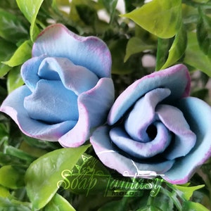 Delphinium grandiflorum buds silicone soap mold - for soap making (Made of high quality silicone)