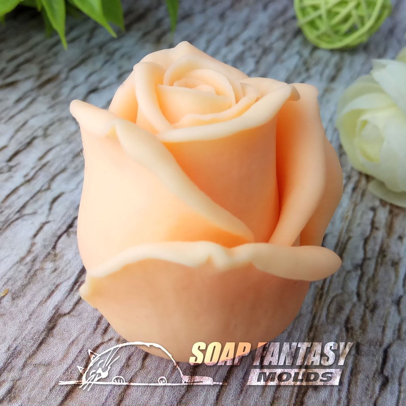 Rose "Sapphire" Silicone Soap Mold - for soap making, Craft & Hobby image 6