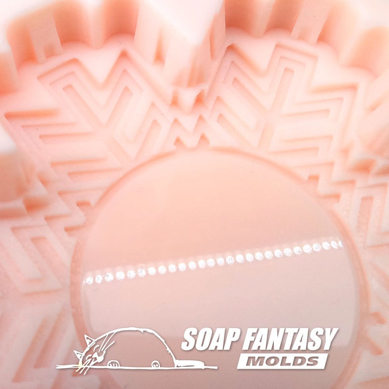 for soap making Snowflake with a sticker model #3 Maked from high quality silicone silicone soap mold