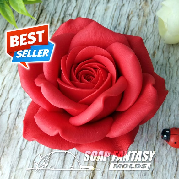 Rose virginia Silicone Soap Mold for Soap Making made of High Quality  Silicone. 