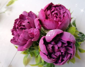 Luxurious peony flower Silicone Soap Mold - Handmade, Custom for Crafts & Hobby