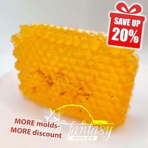 Silicone mold Realistic honeycombs for Soap making, Candle making, Craft & Hobby