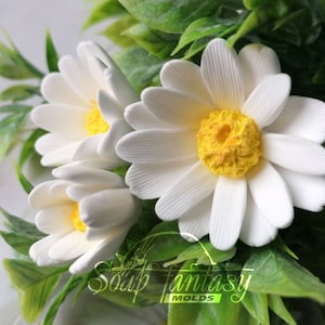 Little daisy Silicone Soap Mold - Handmade, Custom for Crafts & Hobby
