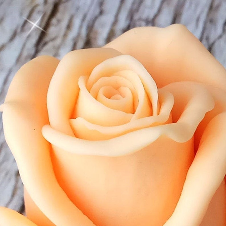 Rose "Sapphire" Silicone Soap Mold - for soap making, Craft & Hobby image 8