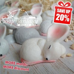 Molde de silicona para jabón con forma de ratón durmiendo: para hacer jabón, velas, manualidades y pasatiempos.