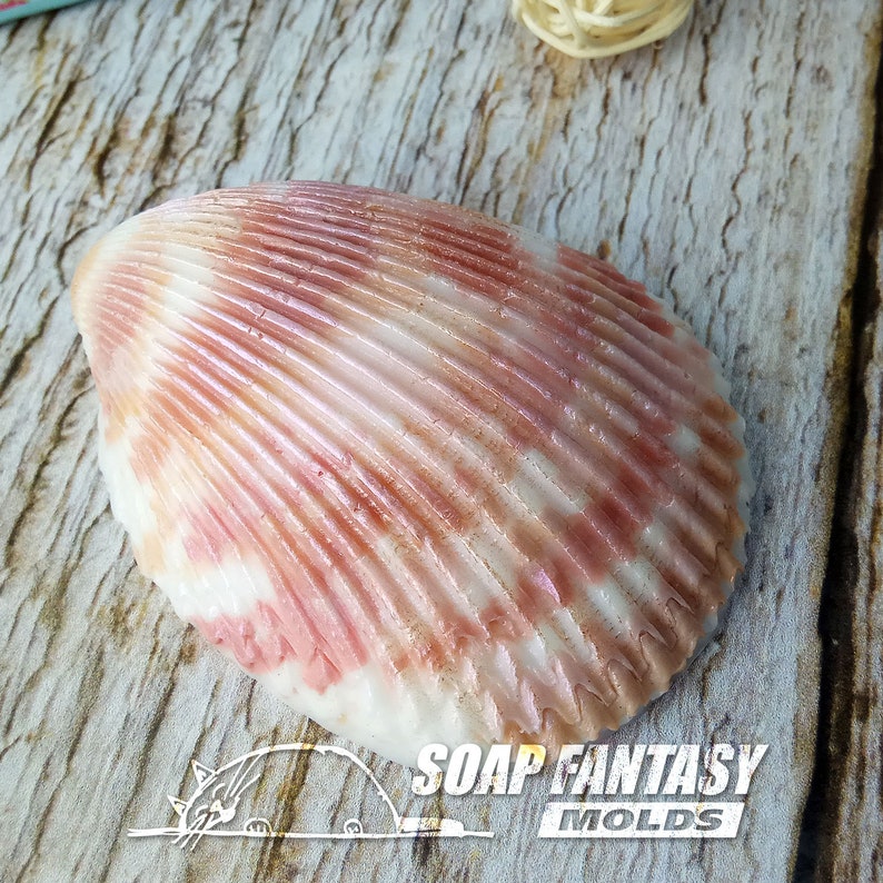 Maked from high quality silicone Sea shell #2 silicone soap mold for soap making