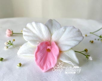Orchid flower Silicone Soap Mold - for soap making, Craft & Hobby