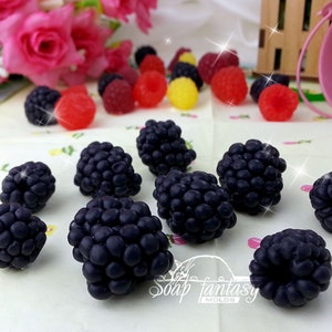 Blackberries silicone soap mold - for soap making (Made of high quality silicone)