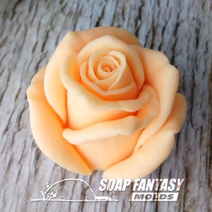 Rose "Sapphire" Silicone Soap Mold - for soap making, Craft & Hobby image 4