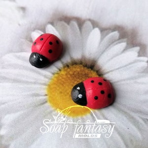 Ladybug Silicone Soap Mold - Handmade, Custom for Crafts & Hobby