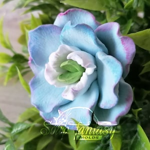 Delphinium grandiflorum silicone soap mold - for soap making (Made of high quality silicone)