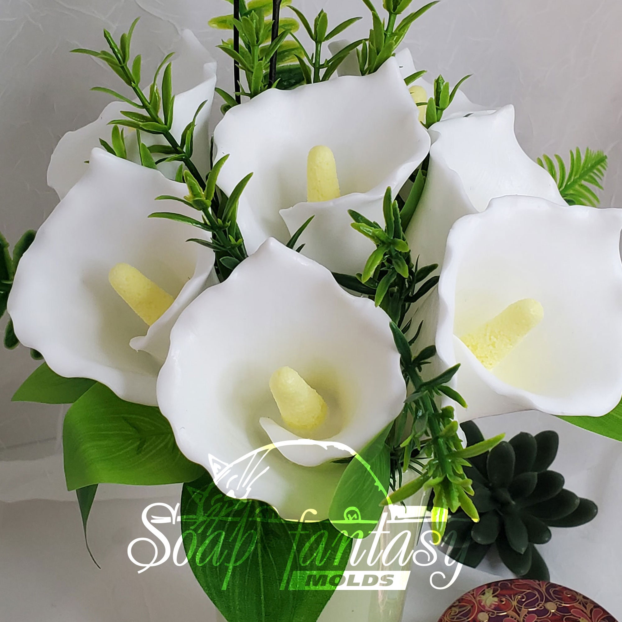 Calla Lilies Flower Silicone Soap Mold