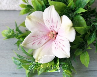 Forma silikonowa do mydła Lily "Alstroemeria" - do wyrobu mydła, rękodzieła i hobby