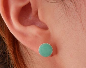 turquoise oorbellen boho