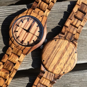 Gifts for Him, Wooden Watch, Husband Gift, Boyfriend Gift, Mens Wood Watches, Groomsmen Gifts, Mens Gift, Gifts for Dad, Groomsman Gift