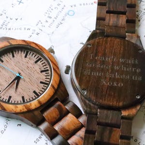 Husband Gift, Mens Wooden Watch, Fathers Day Gift, Groomsmen Gifts, Mens Wood Watches, Gifts for Him, Mens Gift, Boyfriend Gift, Father Gift