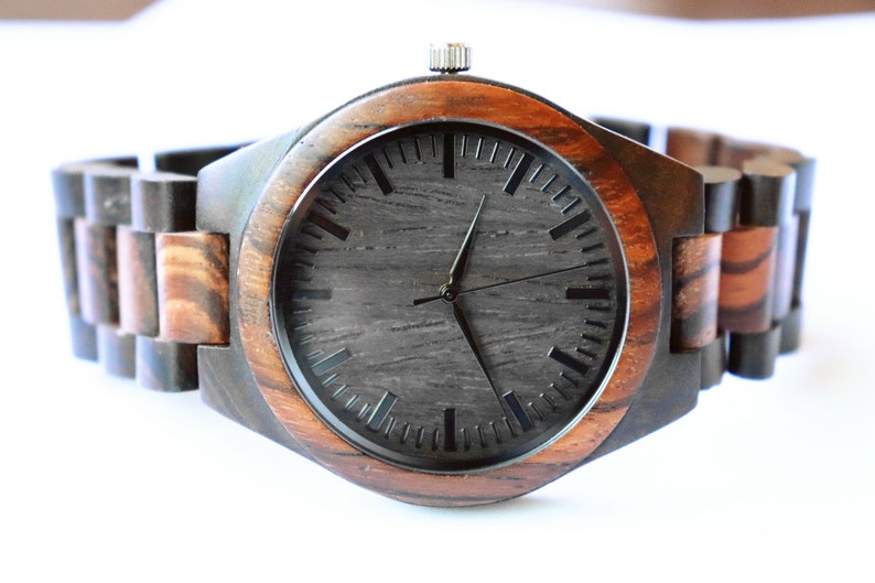 Gifts for Him, Wooden Watch, Husband Gift, Boyfriend Gift, Mens Wood Watches, Groomsmen Gifts,wood watch for him, Thanks giving sale image 1