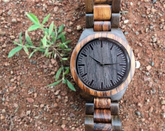 Husband Gift, Fathers Day Gift, Groomsmen Gifts, Mens Wood Watch, Gifts for Him, Mens Gift, Boyfriend Gift, Thanks giving sale