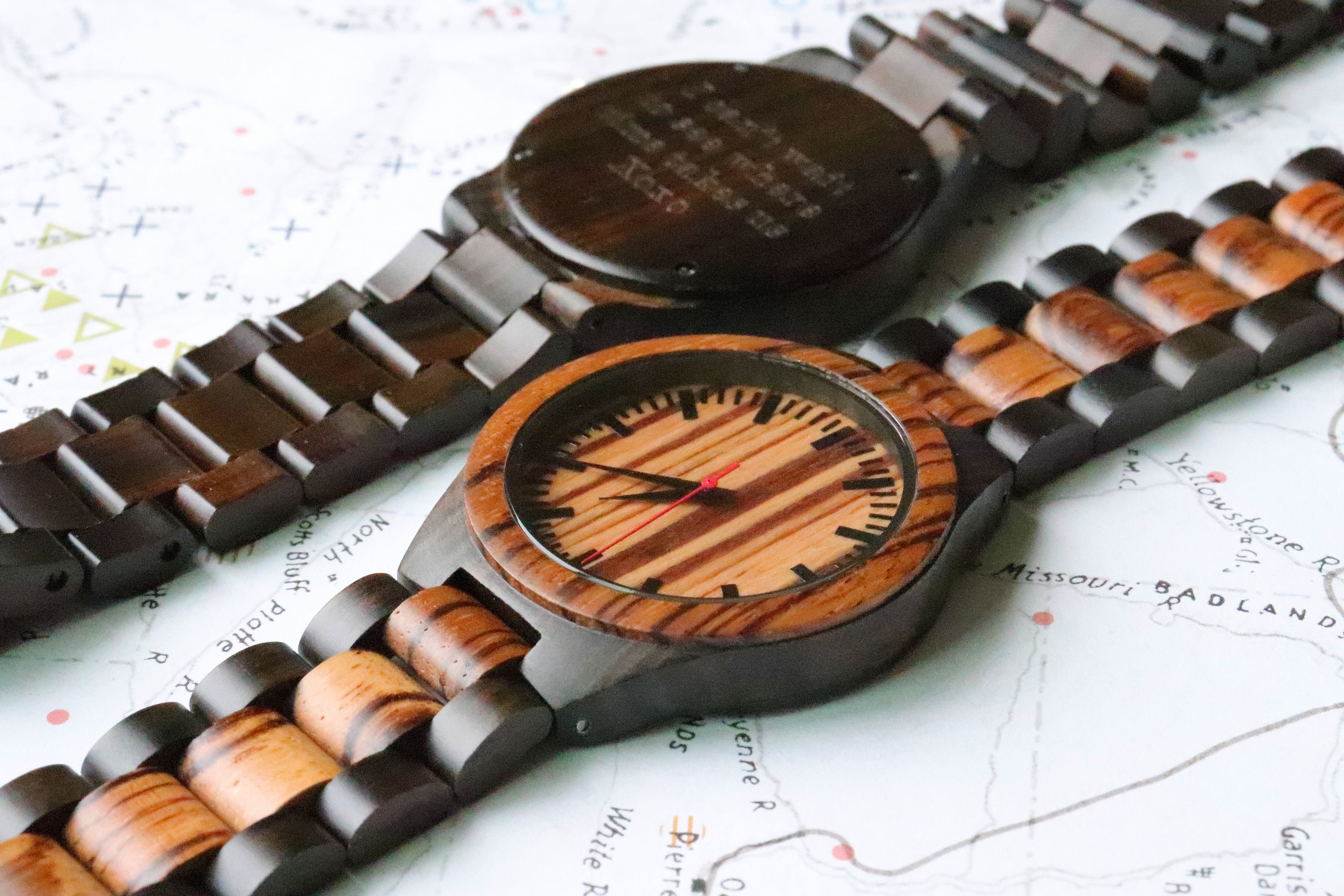 Engraved Wooden Watch for Him, Personalized for Him, Husband Gift