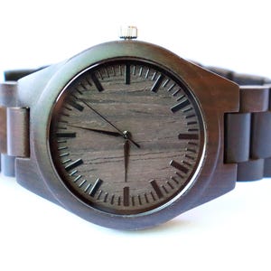 Personalized Engraved Wood Watch,, 5th Anniversary Gifts for Him, Husband Gift, Boyfriend Gift, Birthday Gifts for Him
