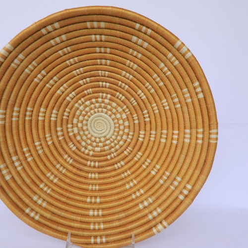 African Wall Basket Rwanda Baskets Adivi African Woven Etsy