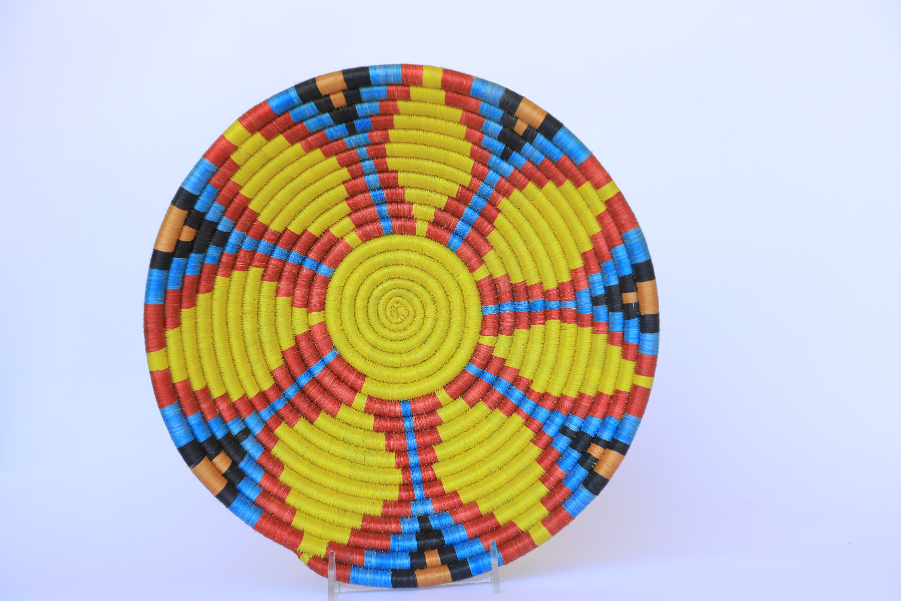 Small African Wall Basket Sisal Basket Woven Basket Hanging Etsy