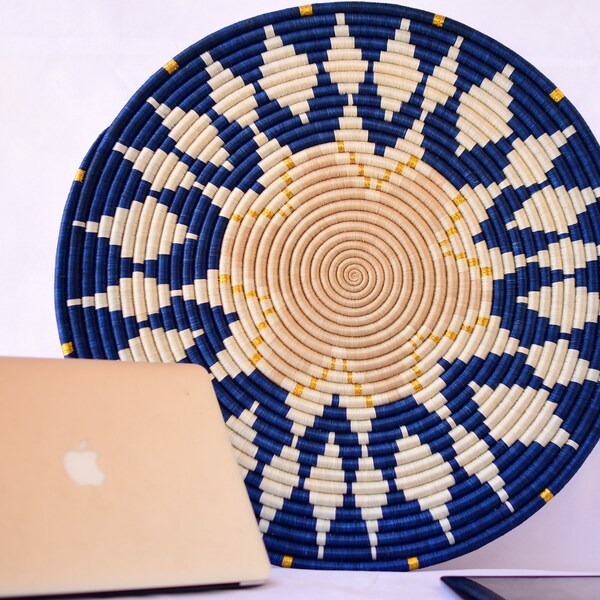 Round woven Disc wall Decor, 23 Inches Discs