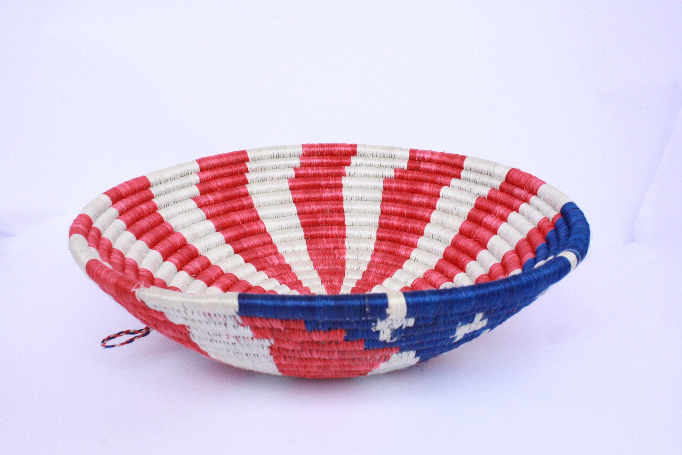 African Wall Basket African Woven basket Rwanda Baskets Etsy