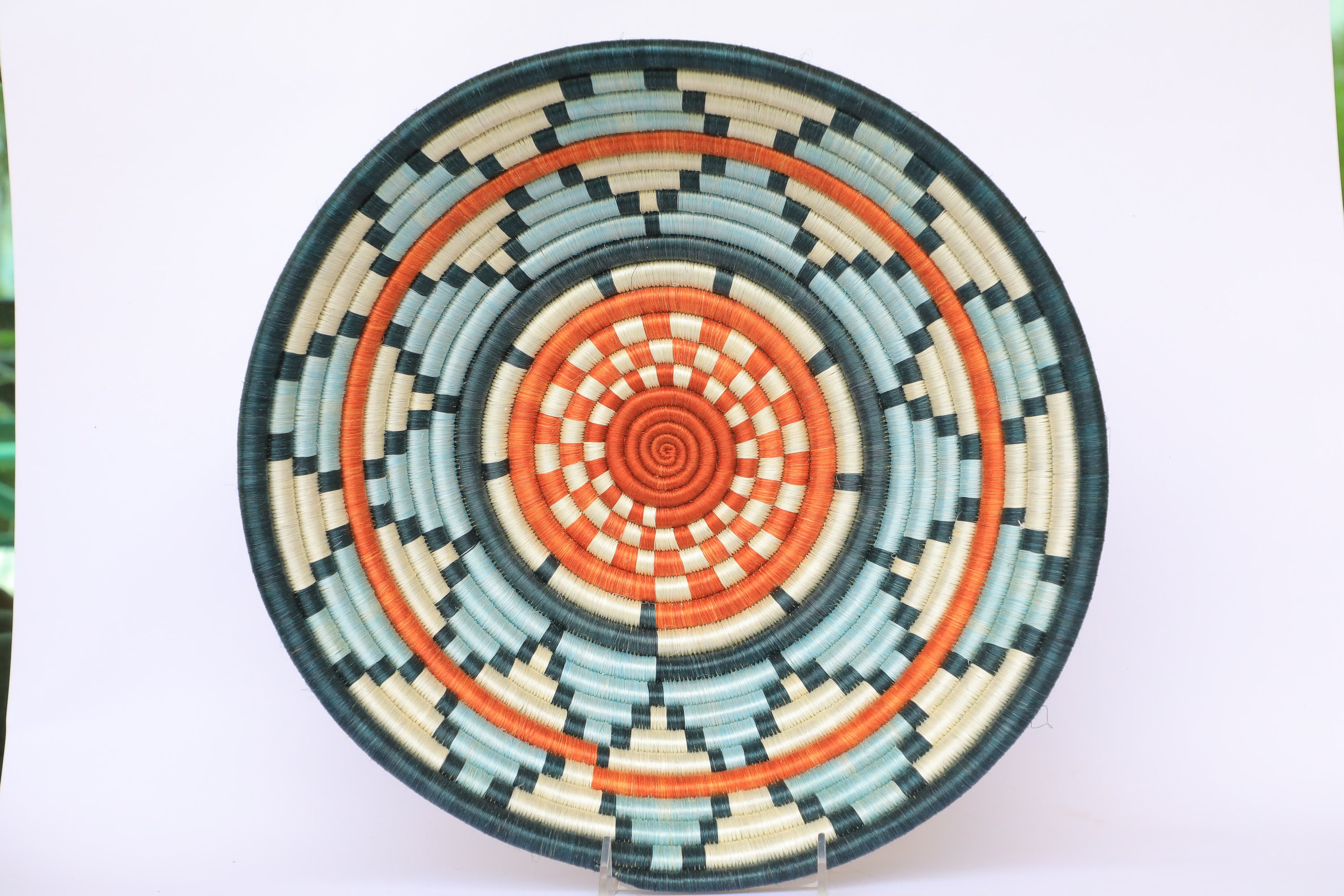 Handwoven African Basket Wall Decor Set of 4 African Baskets Etsy