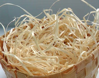 Natural Wood Excelsior Craft excelsior Natural Packing material Natural Wood Filler Shredded material Basket Stuffing Craft supplies Decor