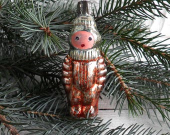 ヴィンテージガラスの羊のオーナメント、ソ連のクリスマスオーナメント