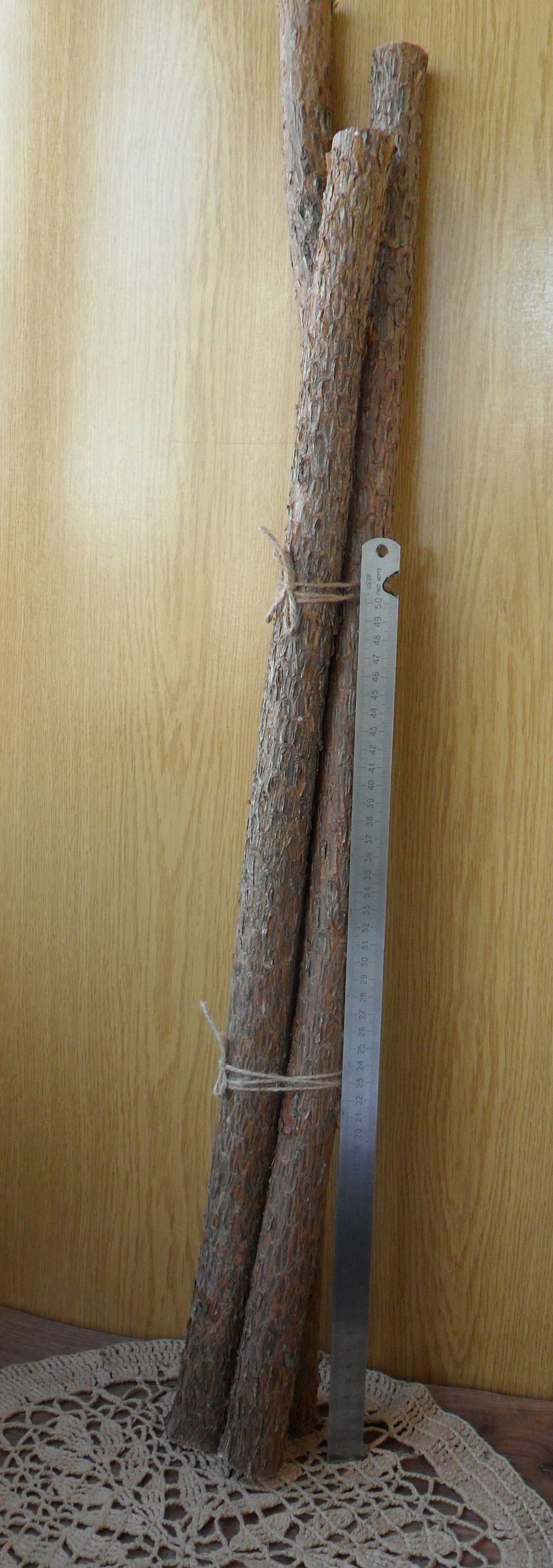 Set of 3 Pine Logs 31.50 Long Wood Product Forest Craft Etsy