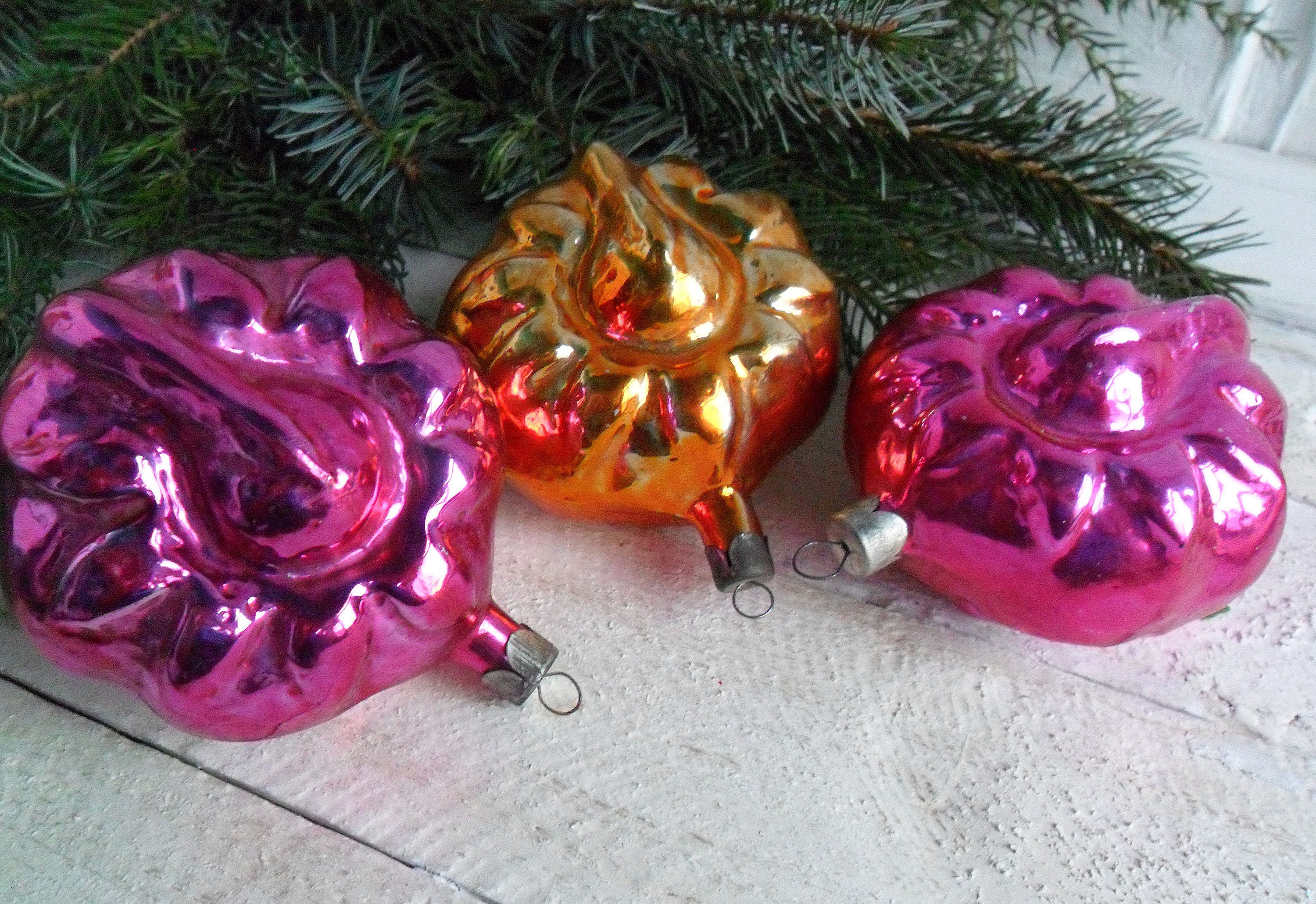 Christmas Natural Flower Xmas Ornaments Garden Decoration Etsy