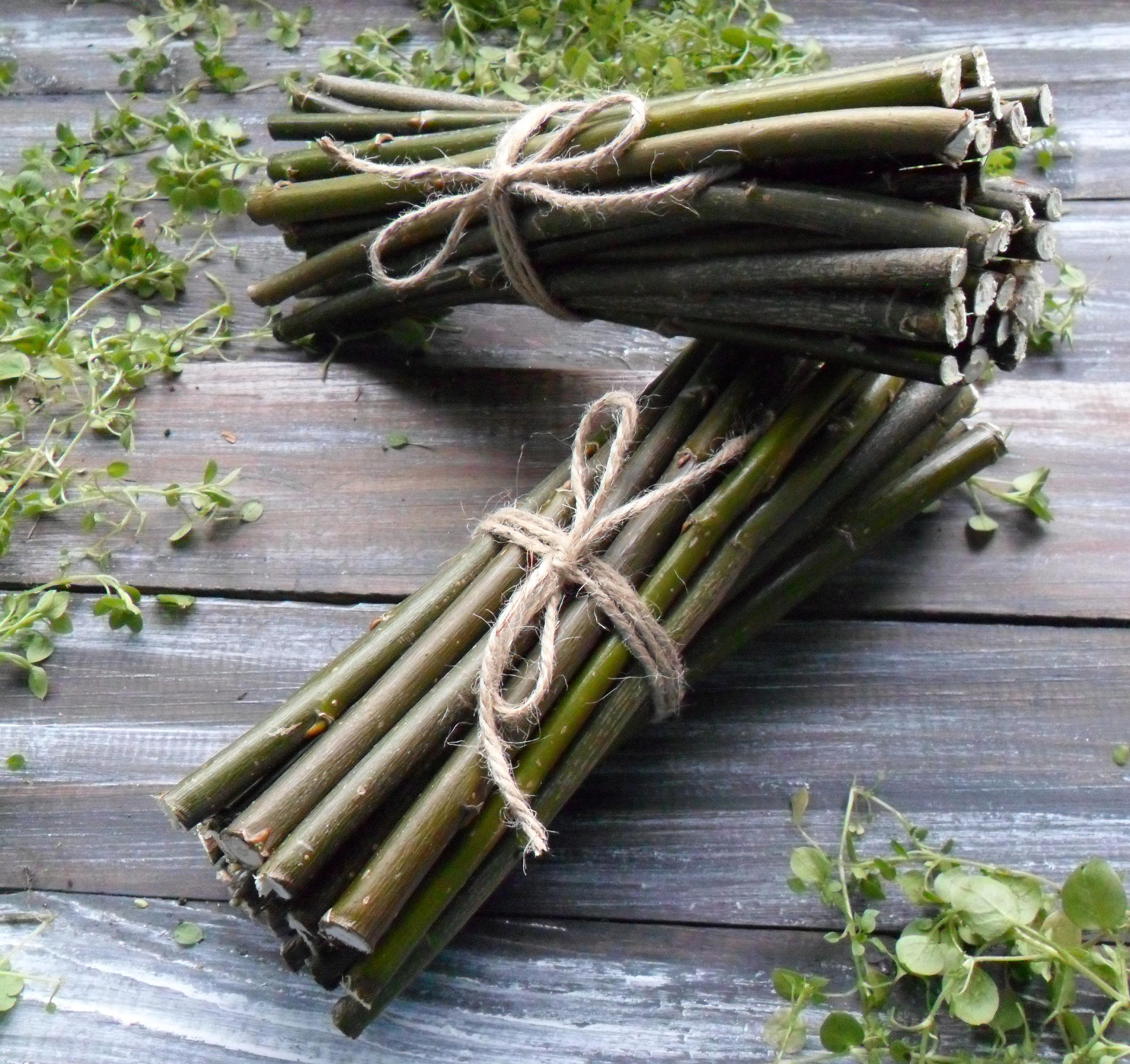 Willow Bundle of 25 Material for Needlework Dry Branches Wood Etsy UK