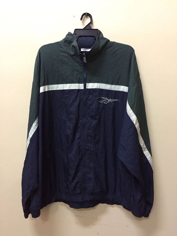 Vintage Reebok Windbreaker Embroidered Big Logo Tr